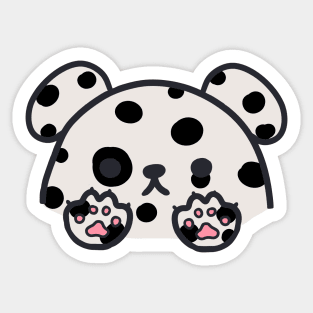 cute kawaii dalmatina dog Sticker